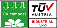 logo ok compost industrial tuv austria